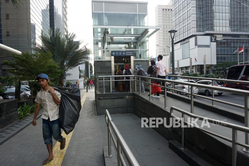 Seluruh stasiun MRT Jakarta Fase II akan terintegrasi dengan halte Transjakarta (Foto: stasiun MRT)