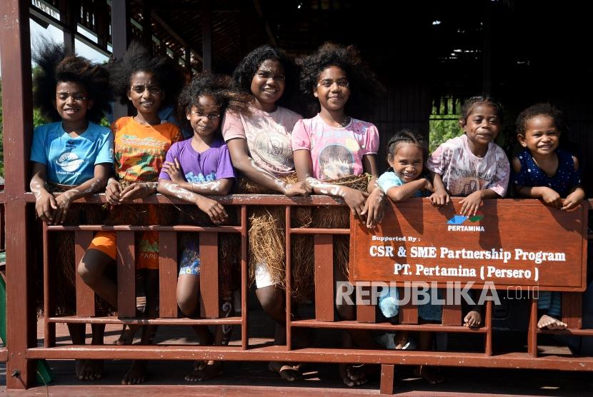 Anak-anak Papua (ilustrasi).