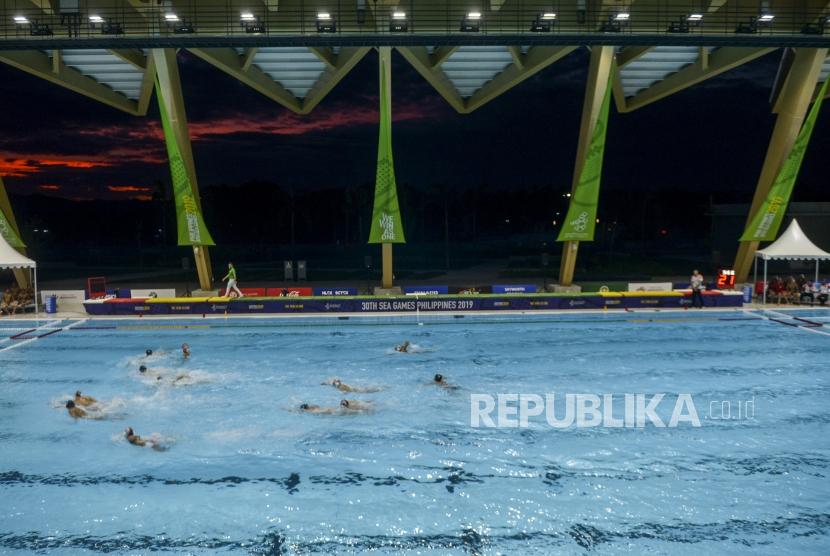 Pemerintah Kabupaten (Pemkab) Garut telah memasukkan anggaran sebesar Rp 25 miliar untuk pembangunan venue aquatic. Ilustrasi.