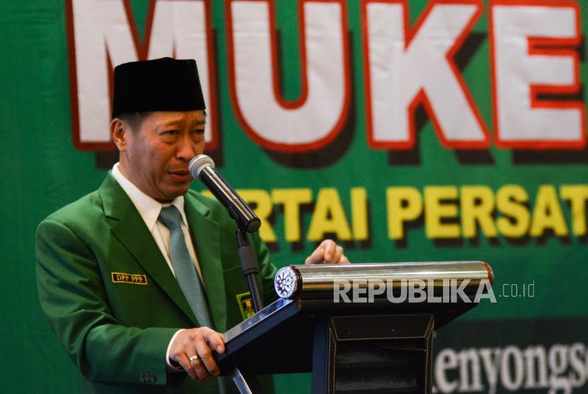 Ketua Umum PPP hasil Muktamar Jakarta Humphrey Djemat menginginkan adanya islah atau damai dalam forum Muktamar IX PPP. Ilustrasi.