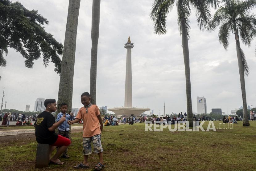 Monumen Nasional (Monas), Jakarta. DKI Jakarta memiliki daya saing digital tertinggi di Indonesia dengan skor 79,7 atau memiliki daya saing digital terbaik.