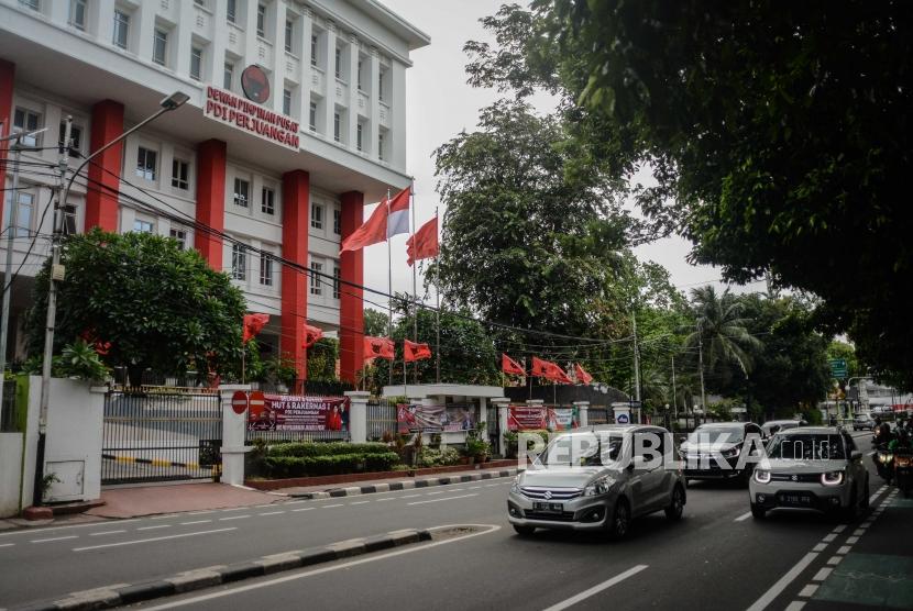 Suasana Kantror DPP PDI Perjuangan Jalan Pangeran Diponegoro, Jakarta. (ilustrasi)