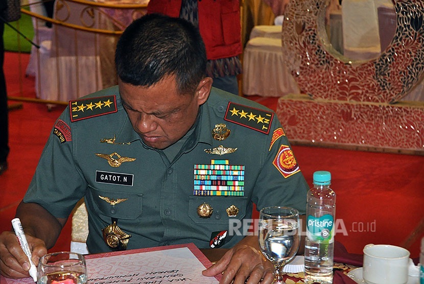  Panglima TNI Jenderal Gatot Nurmantyo.   (Republika/Maspril Aries)