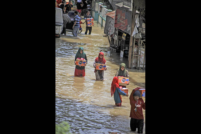 Banjir Bima (ilustrasi).