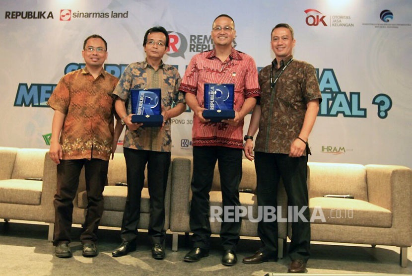 Republika mengadakan diskusi Rembuk Republik 'Siapkah Indonesia Menghadapi Era Digital?' di Auditorium Green Office Park 9, The Breeze Sinar Mas Land, Serpong, Kamis (30/3).