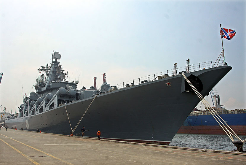 Kapal Perang Angkatan Laut Rusia.