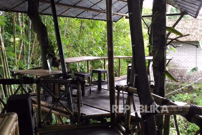 Lokasi wisata Rumah Pohon Temega di Desa Padang Kerta, Karangasem, Bali.
