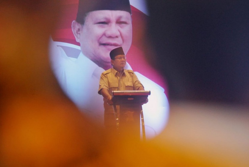 Presidential candidate number 02 Prabowo Subianto
