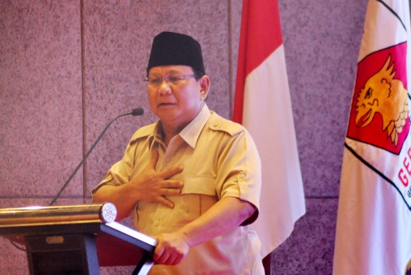 Ketua Umum (Ketum) Partai Gerindra Prabowo Subianto