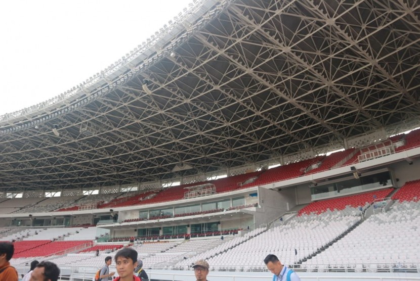 (Ilustrasi) Stadion Utama Gelora Bung Karno, Senayan, Jakarta Pusat.