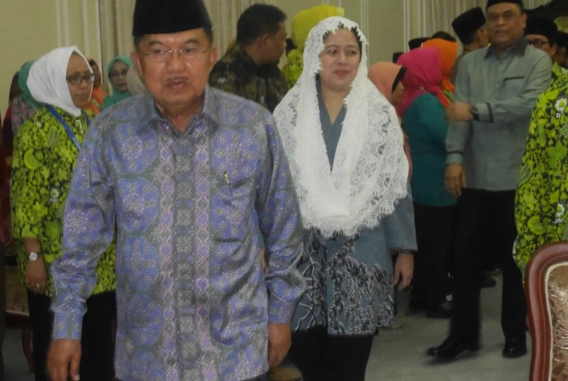 Wapres Jusuf Kalla yang juga sebagai Ketua Umum Dewan Masjid Indonesia (DMI) 