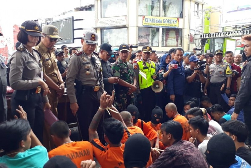 Polres Sukabumi Kota mengamankan anggota geng motor yang meresahkan masyarakat.
