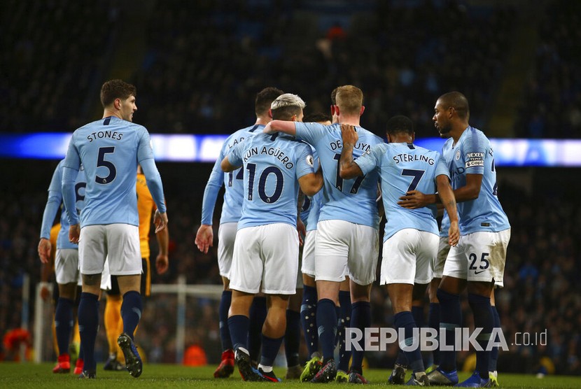   Manchester City meraih tiga poin penuh, usai mengalahkan tamunya Wolverhampton Wanderers dengan skor 3-0 dalam pekan Primer Liga Inggris ke-22, Selasa (15/1) dini hari. 