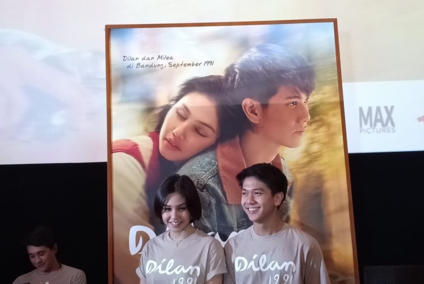 Konferensi pers peluncuran official trailer Dilan 1991 di Jakarta. Film ini bakal tayang 28 Februari 2019 mendatang.