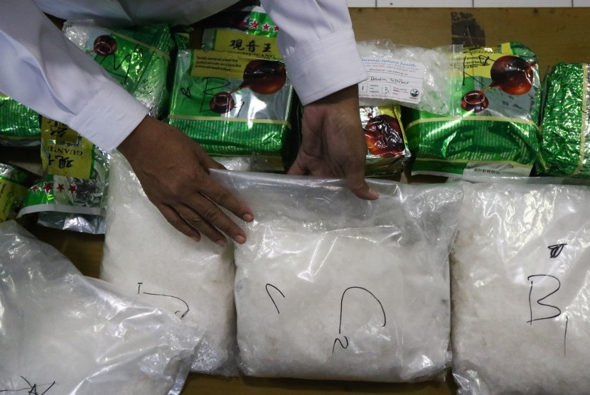 Crystal meth confiscated by BNN. (File photo)