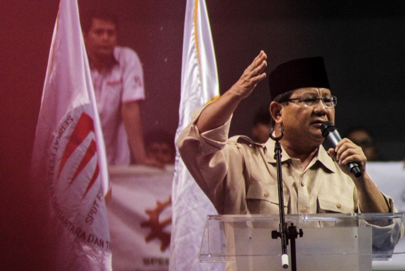 Capres nomor urut 02 Prabowo Subianto.