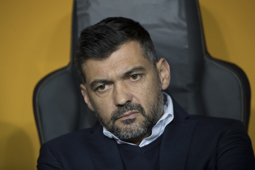 Pelatih Porto Sergio Conceicao jadi incaran Napoli.
