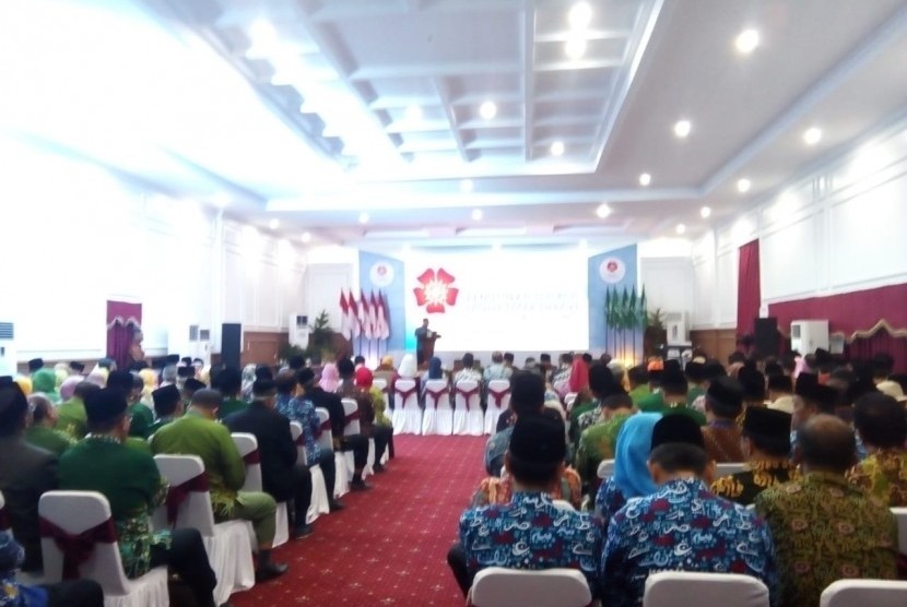 Penutupan Tanwir Muhammadiyah oleh wakil presiden Jusuf Kalla di Bengkulu, Ahad (17/2/2019).