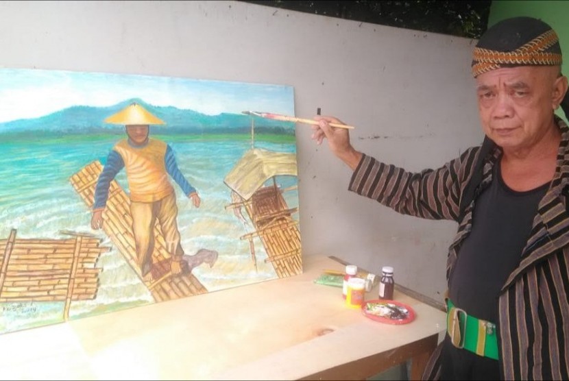 Lukisan Ki Djoko Sutedjo: Belajar Sejarah Dari Lukisan Waduk Bade Karya Ki Djoko Sutedjo