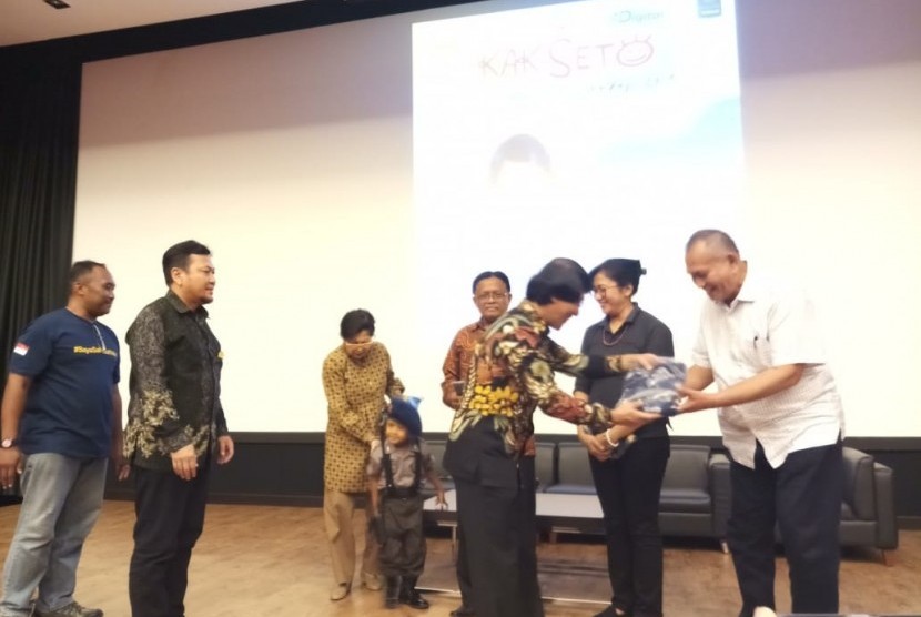 Sahabat Yatim Indonesia (SYI) meluncurkaan Komunitas  #SayaSahabatYatim di auditorium Vokasi Universitas Indonesia, Depok, Selasa