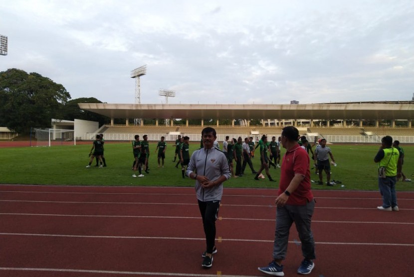 Suasana Stadion Madya, Senayan. (ilustrasi)