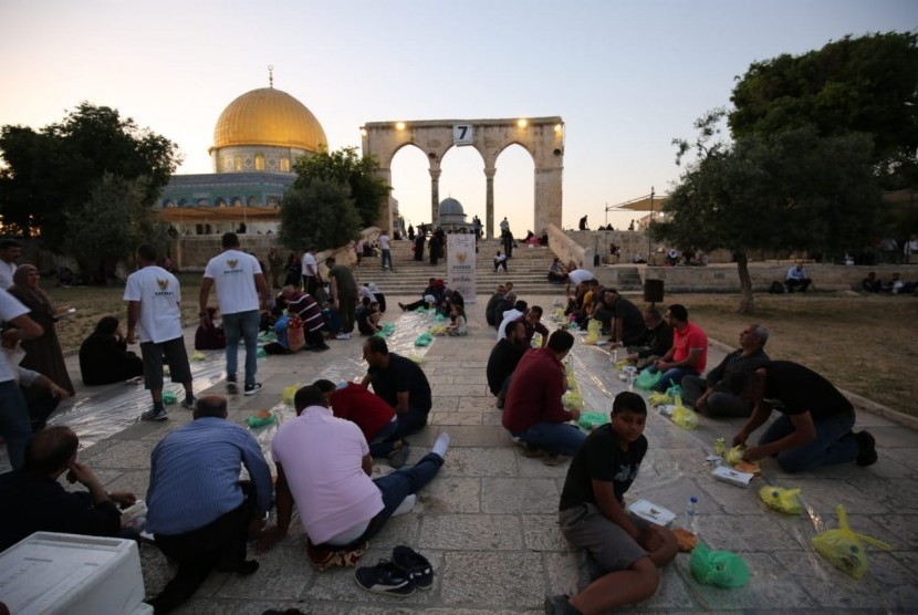 Yahudi mengklaim mereka punya hak beribadah di Masjid Al-Aqsa. Ilustrai Kompleks Masjid Al-Aqsa 