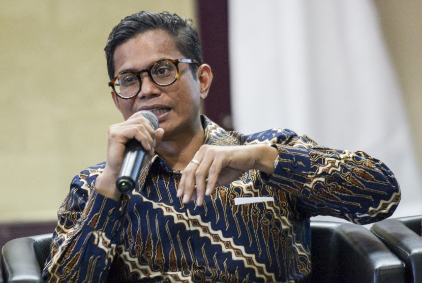 Wakil Menteri BUMN I Pahala Nugraha Mansury. Penggabungan sejumlah BUMN pangan telah rampung menyusul penandatangan akta penggabungan enam BUMN pangan di kantor Kementerian BUMN, Jakarta, Kamis (2/12).