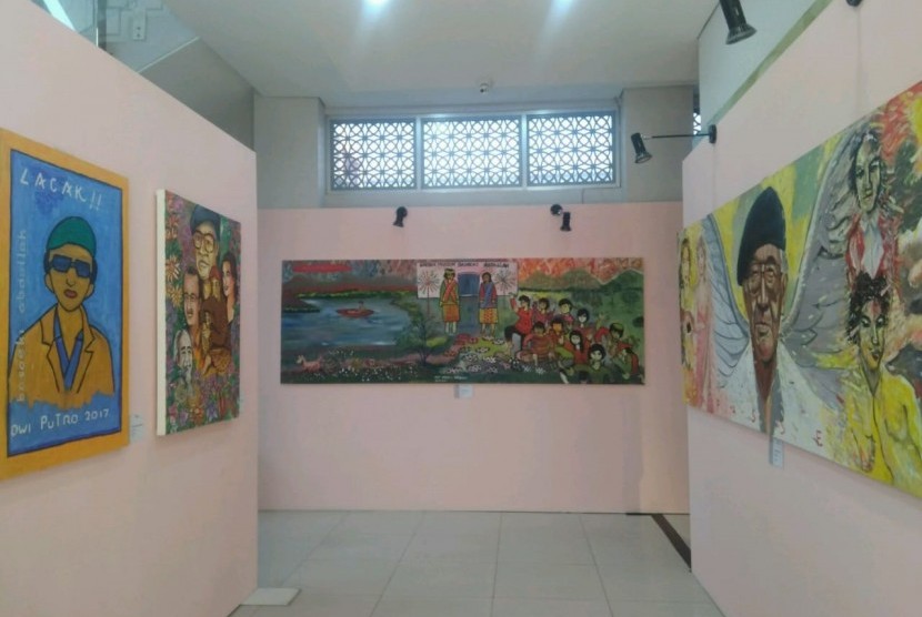 Museum Basoeki Abdullah di Jalan Keuangan Raya, Cilandak, Jakarta Selatan, Selasa (25/6). 