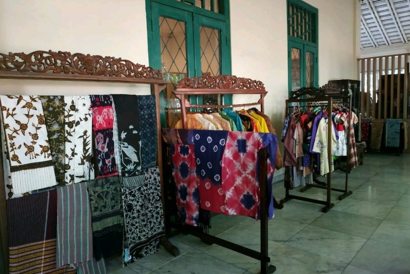 Galeri Batik di Museum Tekstil, Jakarta, Kamis (27/6).