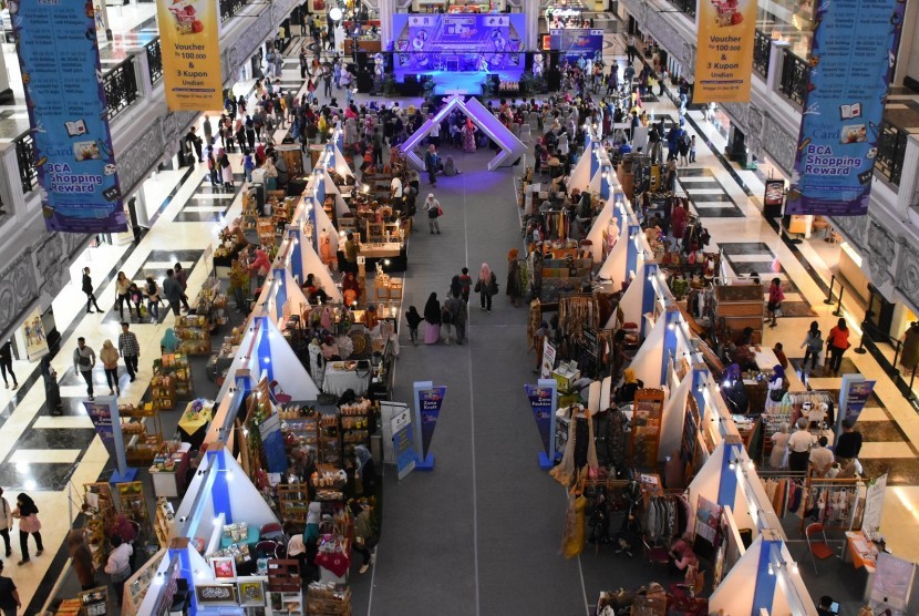 Penutupan Koperasi dan UKM Expo di Atrium Jogja City Mall (JCM),  Sabtu (27/7).