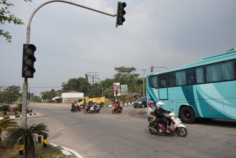 Jalan Syeikh Nawawi Al Bantani, Kota Serang, Banten, salah satu ruas jalan di kota Serang. (ilustrasi) 