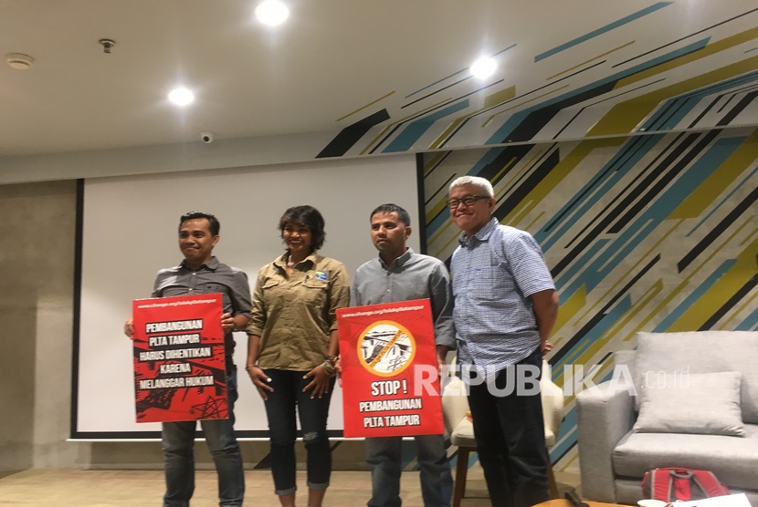 Stop pembangunan PLTA Tampur 1 di Aceh.