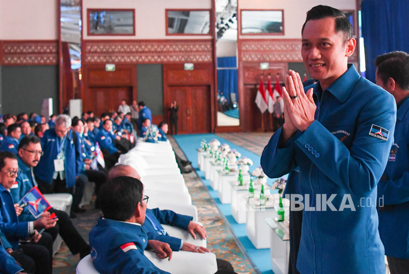 Komandan Komando Satuan Tugas Bersama (Kogasma) Partai Demokrat Agus Harimurti Yudhoyono (AHY).