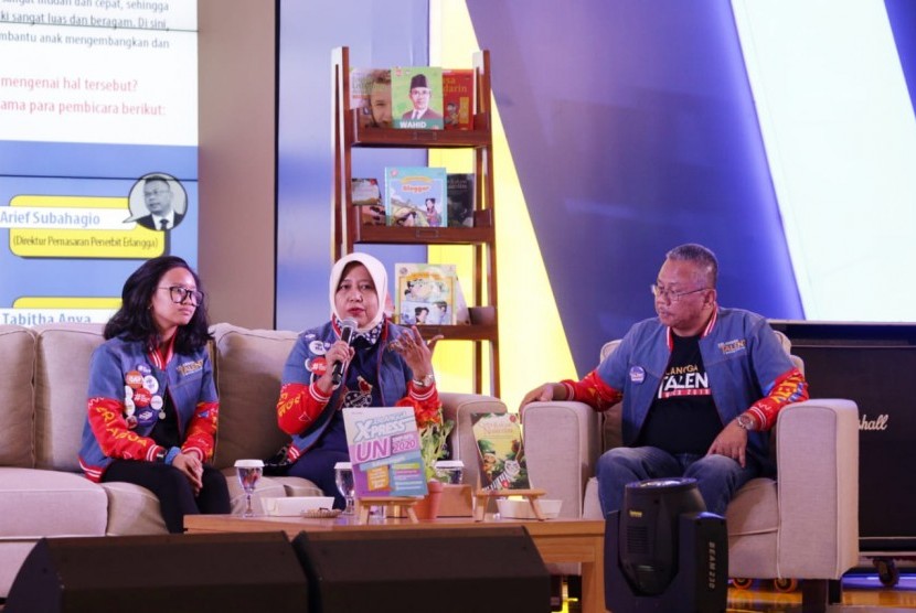 Erlangga Talent Week 2019. Ajang pencarian dan penyaluran bakat anak yang diselenggarakan Penerbit Erlangga di Lotte Shopping Avenue, Jakarta.