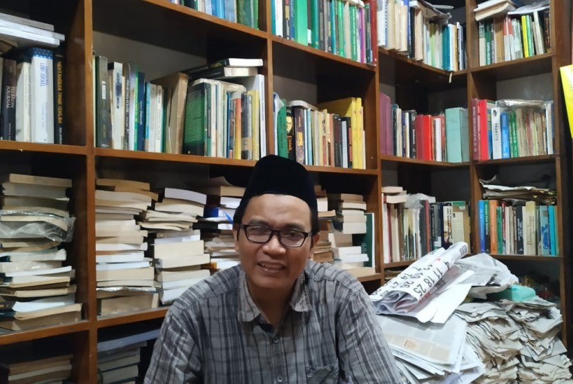 Yusuf Maulana, pemilik pustaka rumah di Samben, Bantul, DIY.