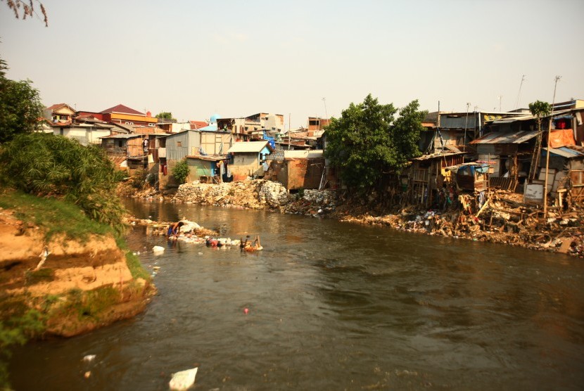 Sungai Ciliwung Jakarta.