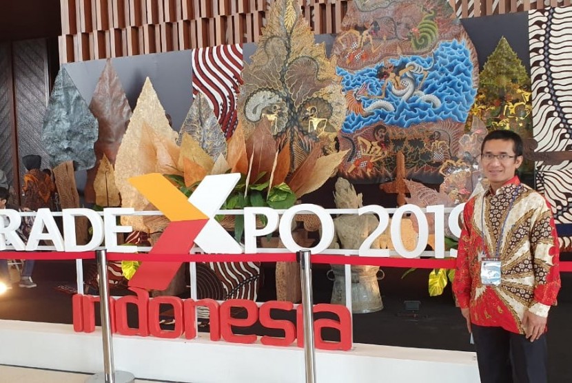 Ajang Trade Expo Indonesia (TEI) 2019 di Tangerang, Banten. Pameran dagang terbesar se-Asia Tenggara Trade Expo Indonesia Virtual-Exibition (TEI-VE) 2020 resmi dibuka di tengah pandemi Covid-19.