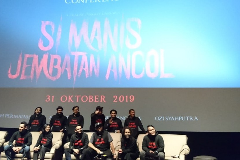Peluncuran official trailer fim  'Si Manis Jembatan Ancol di Jakarta Selatan, Kamis (31/10).