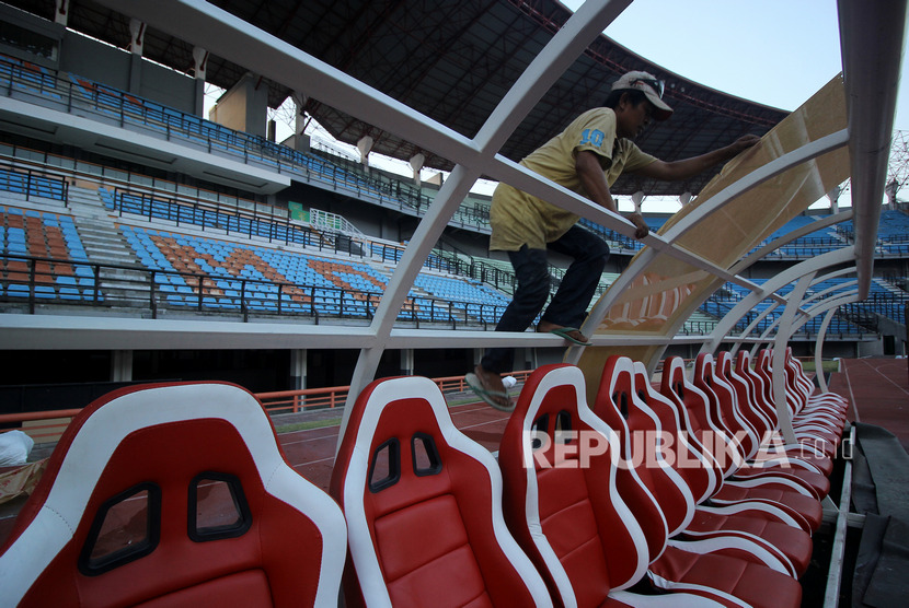 Stadion Gelora Bung Tomo, Surabaya, Jawa Timur.