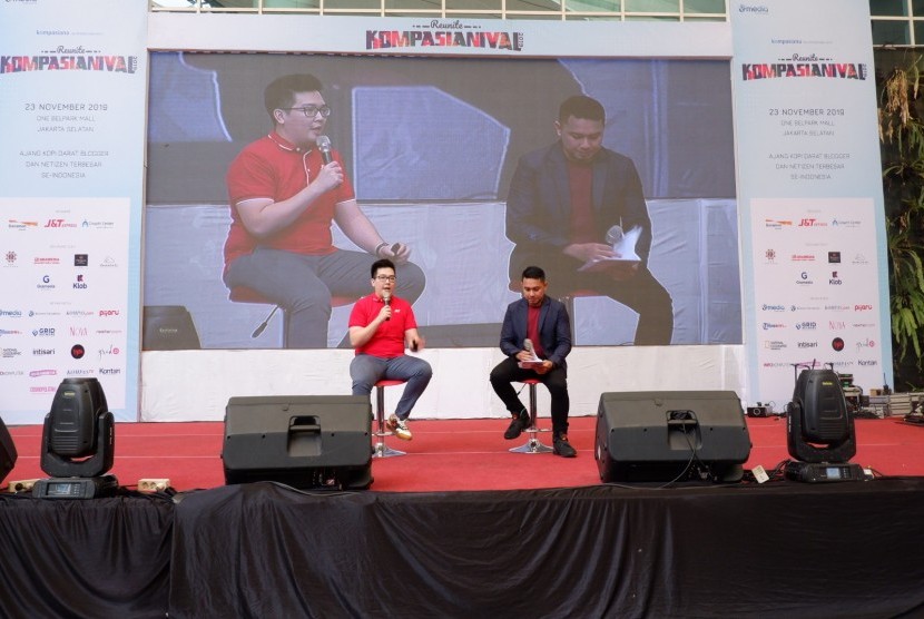 J&T Express Kopi Darat Bareng blogger Indonesia Dalam Ajang Tahunan Kompasianival