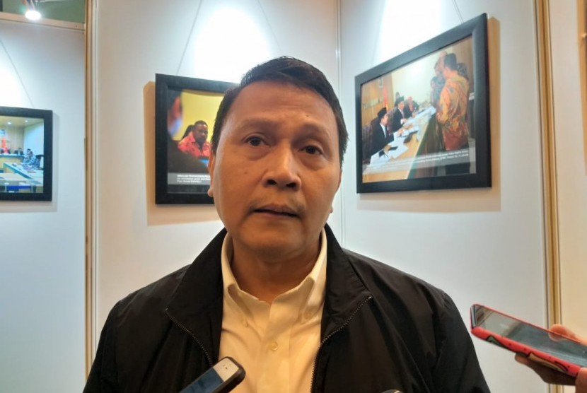 Anggota Komisi II DPR RI Mardani Ali Sera dan juga Ketua DPP Partai Keadilan Sejahtera (PKS) saat diwawancarai wartawan di kawasan Jakarta Barat, Kamis (28/11).
