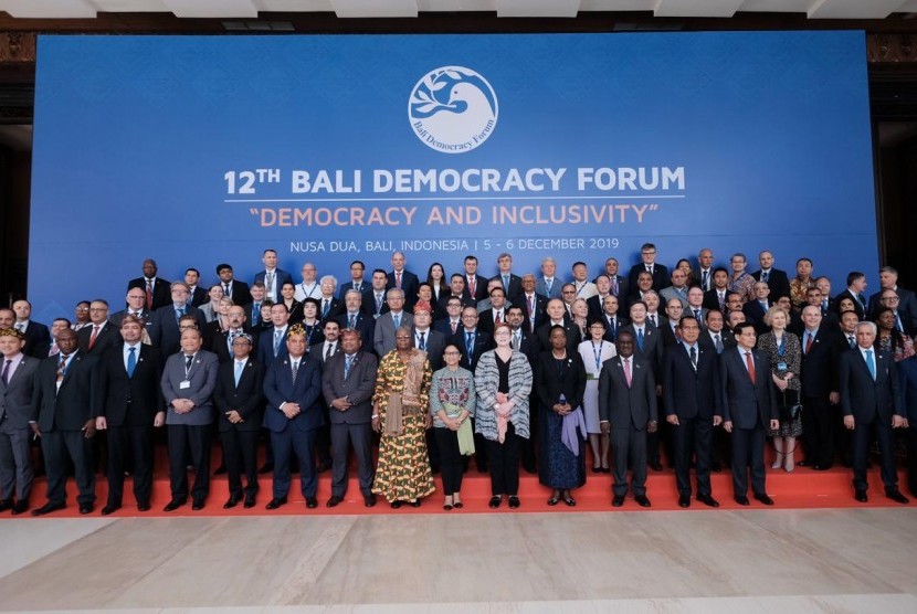 Bali Democracy Forum ke-12 dimulai di Bali Nusa Dua Convention Center (BNDCC), Bali, Kamis (5/12)