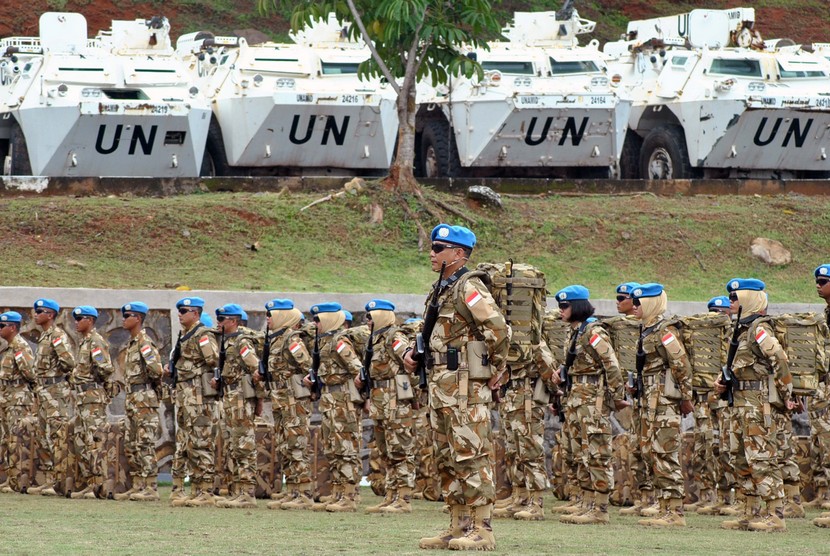 Satgas TNI pasukan perdamaian PBB yang akan dikirim ke Lebanon (UNIFIL).