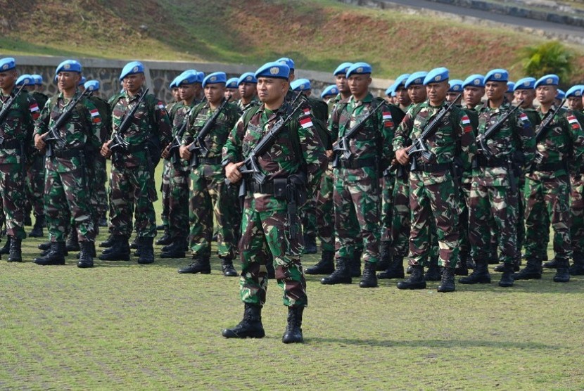Pasukan perdamaian Indonesia (ilustrasi)
