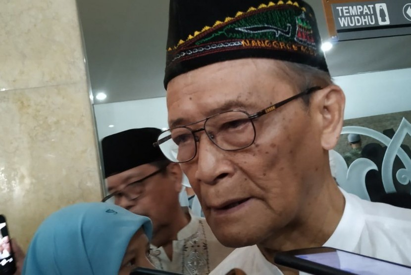 Eks ketua umum PP Muhammadiyah, Prof Ahmad Syafii Maarif alias Buya Syafii.