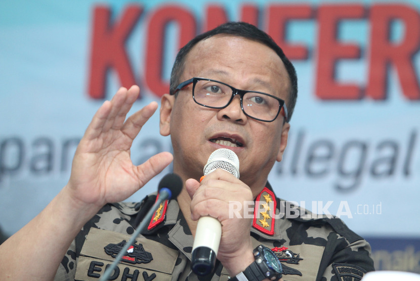 Menteri Kelautan dan Perikanan Edhy Prabowo (ilustrasi). Komisi Pemberantasan Korupsi (KPK) melakukan operasi tangkap tangan (OTT) terhadap Menteri KKP Edhy Prabowo pada Rbau (25/11/2020) dinihari.