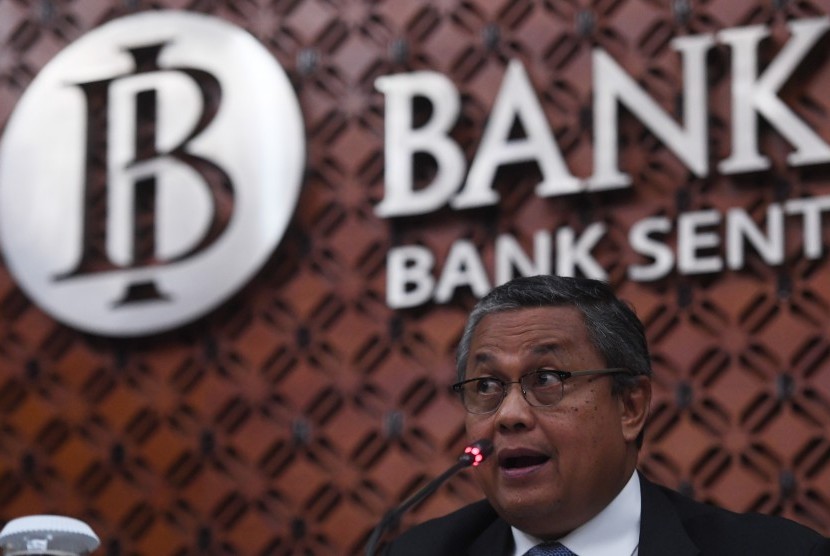 Gubernur Bank Indonesia Perry Warjiyo. Bank Indonesia mulai menormalisasi kebijakan, salah satunya dengan menaikkan giro wajib minimum (GWM) perbankan.