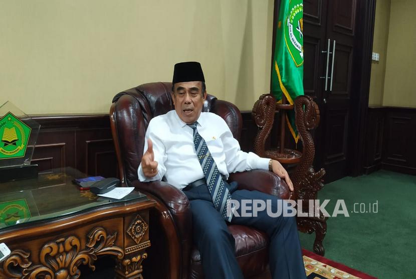 Menag Dukung Kajian Tasawuf di Indonesia. Menteri Agama (Menag) Fachrul Razi 
