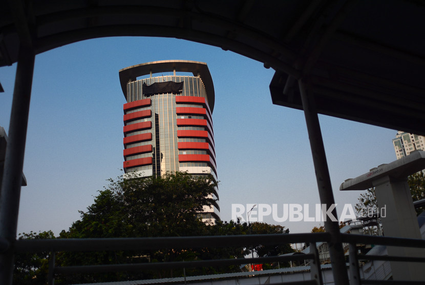 Gedung KPK, KPK kembali melakukan tes usap bagi karyawannya dimulai sejak Senin (7/9).