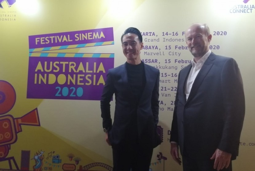 Pengumuman penyelenggaraan Festival Sinema Australia Indonesia (FSAI) 2020 di CGV Grand Indonesia, Jakarta, Kamis (6/2).